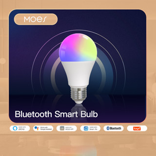 Moes หลอดไฟ Led 9W E27 บลูทูธ หรี่แสงได้ ปรับได้ สําหรับปาร์ตี้ Alexa google