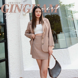JBS1342 Gingham Amour Set