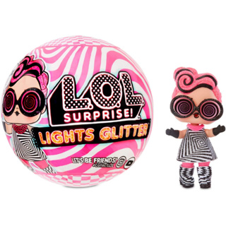 L.O.L. Surprise! Lights Glitter Doll with 8 Surprises Including Black Light Surprises 564836 สินค้าลิขสิทธิ์แท้!