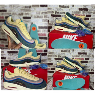 👞รองเท้าผ้าใบไนกี้แอร์แม็ก97(AirMax97)มีผู้หญิงและผู้ชาย sizผู้หญิ36-45สินค้าพร้อมส่ง(ฟรีกล่อง)เผื่อ1ใสคะ🎈🎉