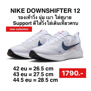 NIKE Downshifter 12 รองเท้าวิ่งผู้ชาย-DD9293-101