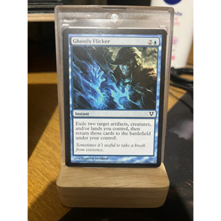 การ์ด MTG Ghostly Flicker Blue Magic the gathering EDH รุ่น AVR สภาพ Nm