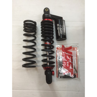 โช้คหลังYSS G-SPORT BLACK SERIES ยาว340mm สีดำ รถรุ่นCLICK-160(22)/VARIO-160(22)(8859253924418)
