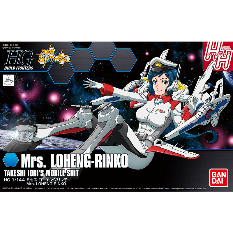 Bandai พลาโม กันดั้ม HGBF 1/144 Mrs. LOHENG-RINKO พร้อมส่ง(งานแท้)