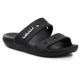 CROCS Classic Crocs Sandal Black ใส่สบาย รองเท้าแตะ คร็อคส์ แท้ รุ่นฮิต ได้ทั้งชายหญิง รองเท้าเพื่อสุขภาพ