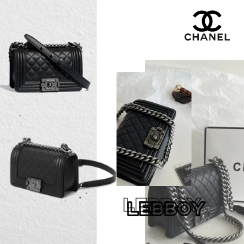ชาแนล กระเป๋า Chanel boy original หนังเเท้ทั้งใบ ch anel bag