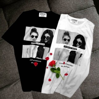 เสื้อยืดoversizeและfreesize ผ้าcotton100%ใส่ได้ทั้งหญิงชาย