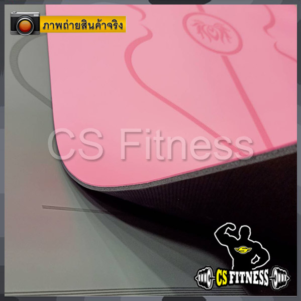 เสื่อโยคะยางพารา 5mm หนัก 3Kg  Free!!กระเป๋า+สายรัด PU Yoga Mat รูปที่ 2