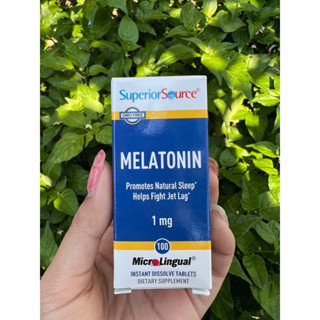 พร้อมส่ง❗️Superior Source, ชนิดละลายใต้ลิ้น ขายดีในสหรัฐอเมริกา 1mg 100 เม็ด