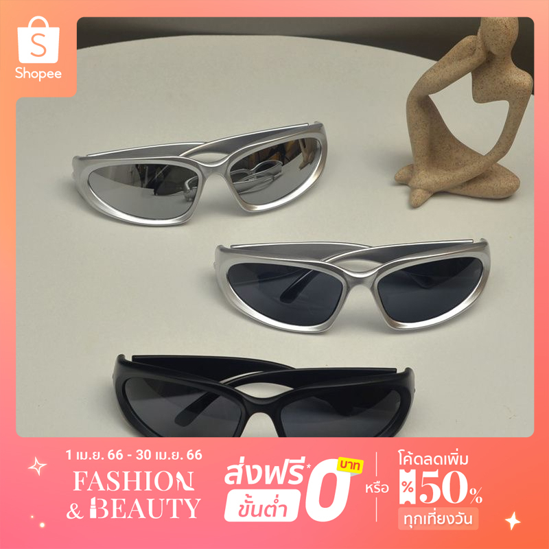 [จัดส่งในกทม]แฟชั่นเกาหลี แว่นตากันแดด NEW สไตล์ยุโรปและอเมริกา แว่นกันแดด แว่นตาแฟชั่น Unisex ฤดูร้อน เครื่องประดับ