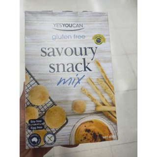 Yes You Can Savoury Snack High In Protei แป้งทำขนมปัง รส ชีส  เยสยูเเคน 400กรัม