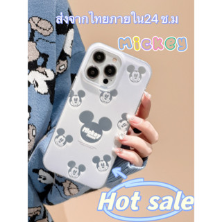 🖤ส่งจากไทยใน24ชม.🖤เคสไอโฟน 14 13 12 11 Pro Max เคส iPhone 11 การ์ตูน ดิสนีย์ Mickey พกง่ายๆ การป้องกันการตก Case