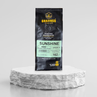 SUNSHINE เมล็ดกาแฟดอยช้าง อราบิก้า 100% คั่วกลางเกือบเข้ม ขนาด 250 กรัม  Doichang single origin