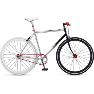 SCHWINN MADISON รถจักรยานฟิคเกียร์ FIXED GEAR ไซส์ xs cm สีเทาตัดขาวคาดดำ 2012