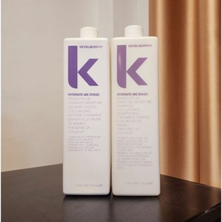 Kevin Murphy Hydrate me wash1000ml แชมพูและครีมนวดผมเพิ่มความชุ่มชื้น เรียบลื่น ลดความชี้ฟู(set แชมพู+ครีมนวด ได้ 2 ขวด)