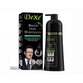 **พร้อมส่งในไทย **Dexe black hair shampoo แชมพูสระบำรุงผมดำ