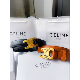 🖤เข็มขัดหนังCELINE รุ่นฮิตตลอดกาล พร้อมกล่องอุปกรครบ