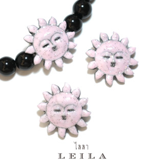 Leila Amulets พระอาทิตย์ พลิกดวง ห่มโลก Baby Leila Collection สีชมพู (พร้อมกำไลหินฟรีตามรูป)