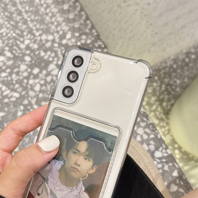 เคสใส เคสใส่บัตร สำรับรุ่น iPhone 14 13 12 11 pro max 6 6s 6 6splus 7 8 se2 se3 6plus 6splus 7plus 8plus X XS XR Xmax ราคา ถูกที่สุด ดีลบีเคเค แกลเลอรีภาพที่ 8