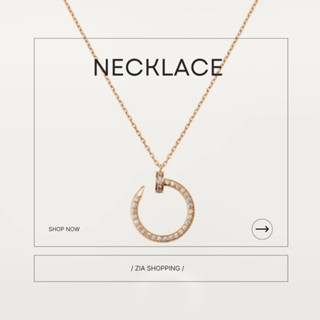 (LIVE) สร้อยคอ แสตนเลส ห้อยจี้ตะปู necklace woman by Zia Shopping