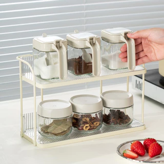 Dear Home ชั้นวางของแบบใส สองชั้น สําหรับวางเครื่องสําอาง น้ําหอม ชั้นวางของอเนกประสงค์ ที่วางของ