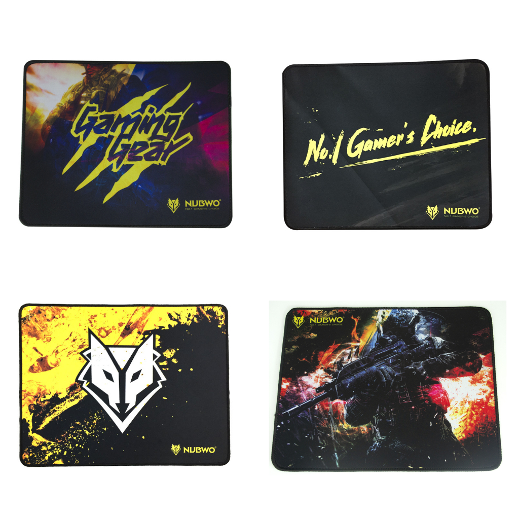 Nubwo NP-025/NP-026/NP-027/NP-029  Mouse Pad Speed (กว้าง35cmXสูง28cmXหนา4มม) แผ่นรองเม้าส์สำหรับเล่