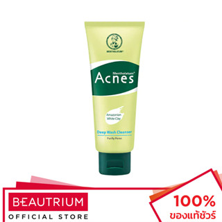 MENTHOLATUM Acnes Deep Wash Cleanser ผลิตภัณฑ์ทำความสะอาดผิวหน้า 100g