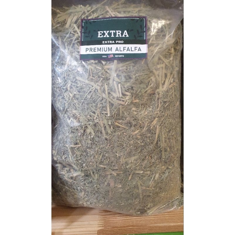 หญ้าอัลฟาฟ่าพรีเมี่ยมซูพรีม#alfalfa เขียว หอม 1 kg