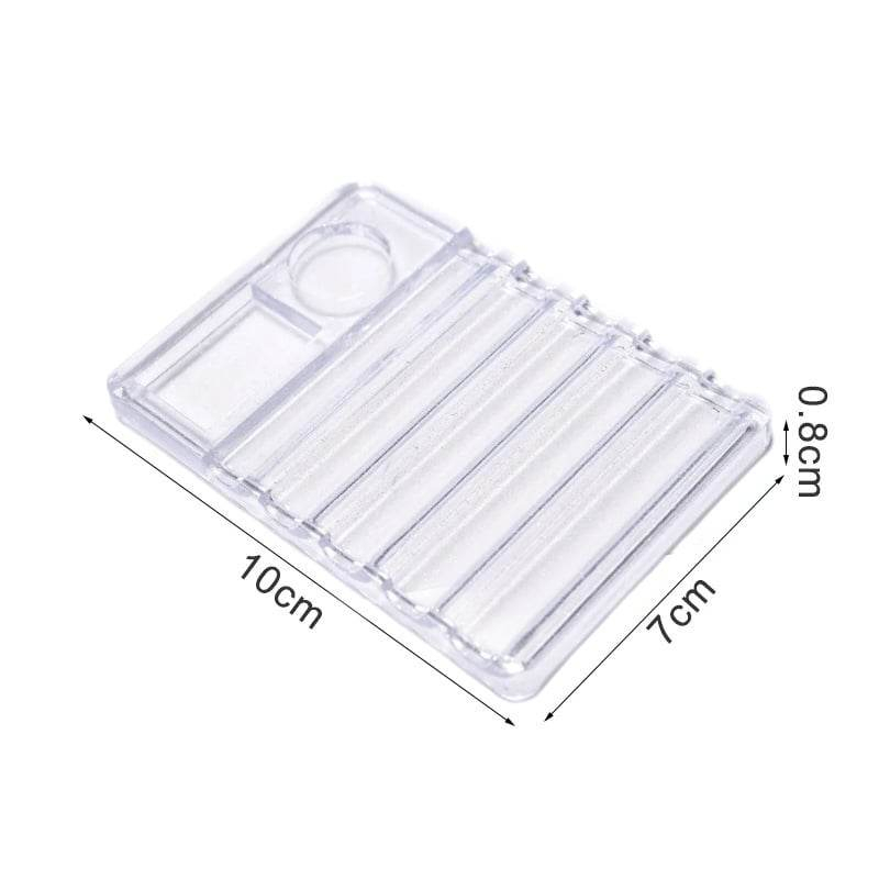 จานสี จานสีพลาสติก จานใส่สีอะคริลิค ที่วางพู่กัน สีใส