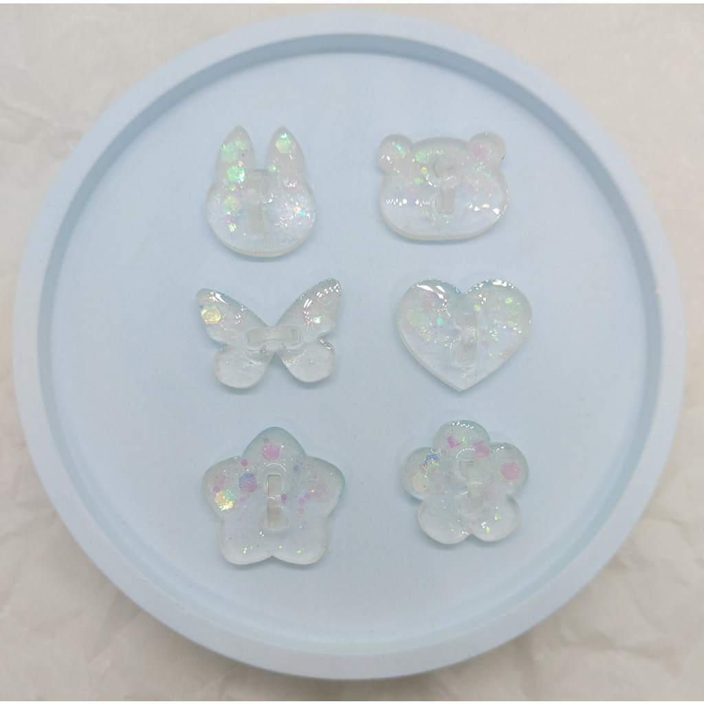 LH Buckle Snow Glitter White (ที่ติดหลังมือถือ)