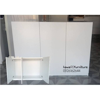 ตู้เสื้อผ้าเด็ก 3บาน​soft close บานเปิดปิดนุ่มนวล​ บานทับขอบ