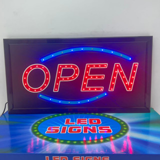 ป้ายไฟ LED OPEN ป้ายไฟร้าน ป้ายไฟตัวอักษร ป้ายไฟหน้าร้าน ตกแต่งร้าน ป้ายไฟนีออน ไฟประดับตกแต่ง ป้ายไฟตัวอักษร