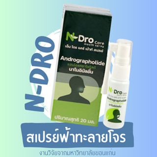 N Dro Care 20 ML สเปรย์พ่นคอฟ้าทะลายโจร เอ็น โดร แคร์ ขนาดใหญ่ 20 มล.