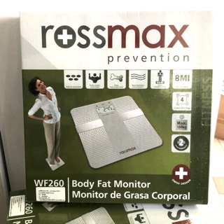 เครื่องชั่งน้ำหนักดิจิตอล +คำนวณมวลร่างกาย BMI ยี่ห้อ ROSSMAX
