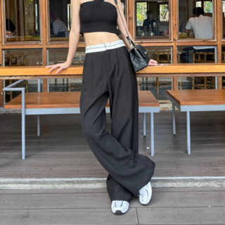 nichii - Cobie Pants กางเกงขายาวใส่ได้ทั้งเอวต่ำเอวสูง