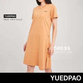 Yuedpao No.1 เสื้อยืดSignature Dress Summer ผ้าหนาทรงสวย ยับยากรีดง่าย รับประกันไม่ย้วย 2 ปี ชุดเดรส สี  Sunrise