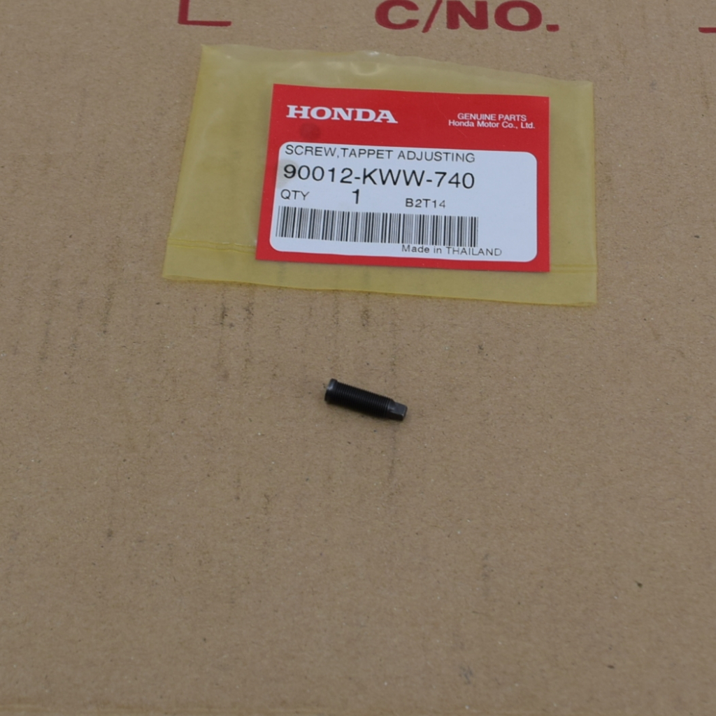 น๊อตตั้งวาล์ว (ตัวผู้) เวฟ110i/ดรีม110i แท้ศูนย์ฮอนด้า ราคา/1ตัว 90012-KWW-740