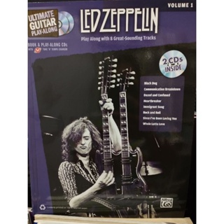 ULTIMATE GUITAR PLAY-ALONG LED ZEPPELIN VOL.1 W/2CD (ALF)038081353067ลดพิเศษ ปกด้านในกระดาษเหลือง