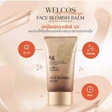 บีบีครีมขั้นเทพWelcos No Makeup Face Blemish Balm Whitening SPF30 PA++ ขนาด 50ml . 😇  เนื้อครีมนุ่มเบา ปกป้องและบำรุงใน