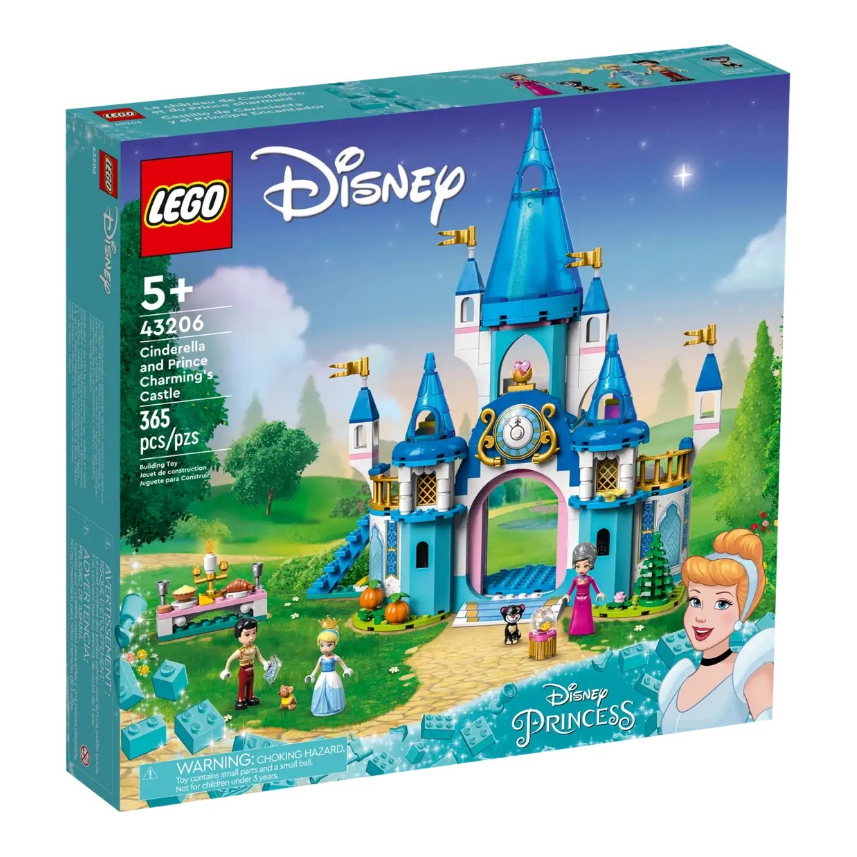 LEGO® Disney 43206 Cinderella and Prince Charming's Castle - (เลโก้ใหม่ ของแท้ 💯% กล่องสวย พร้อมส่ง)