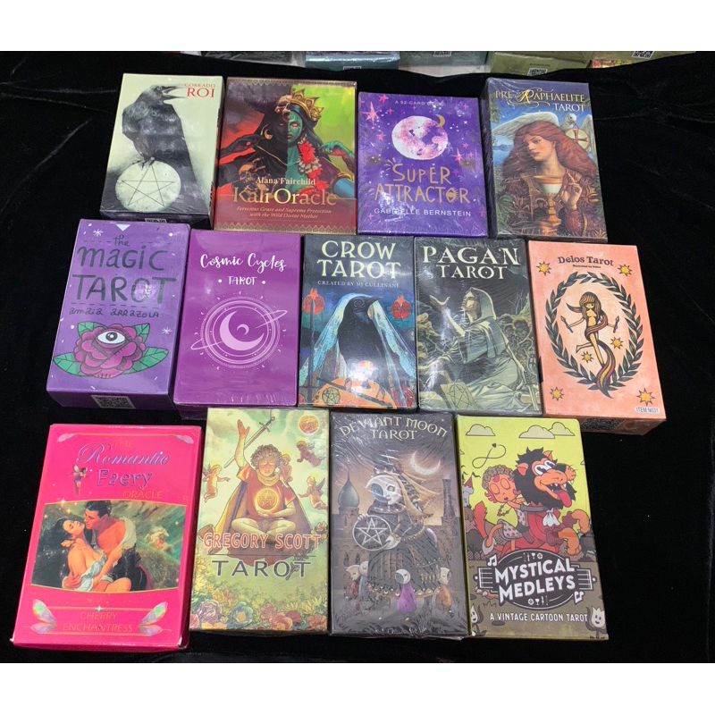 งานเซลสินค้า ตำหนิที่กล่องและตัวไพ่มีรอยจากการขนส่ง tarot cardไพ่ยิปซี ไพ่ดูดวง ไพ่tarot