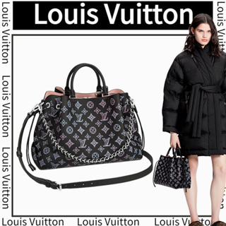 หลุยส์วิตตอง Louis Vuitton  BELLA กระเป๋าถือ/กระเป๋าสตรี/กระเป๋าสะพายข้าง/กระเป๋าสะพายไหล่/รูปแบบล่าสุด/การจัดซื้อยุโรปข