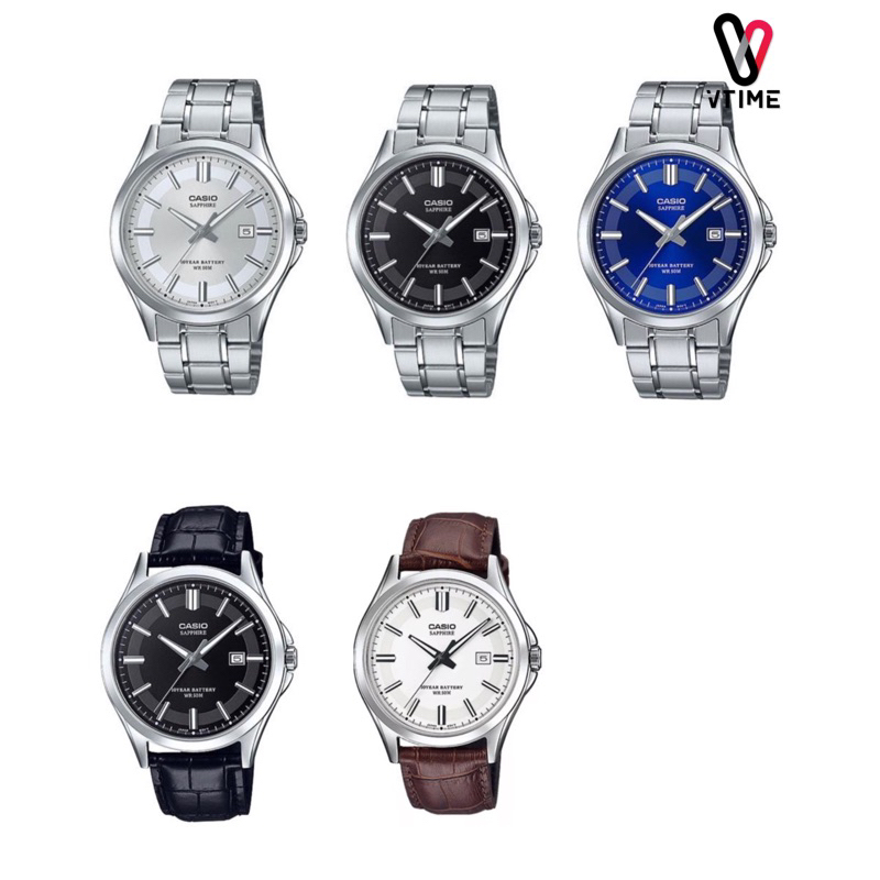 CASIO SAPPHIRE MTS-100D-1A | MTS-100D-2A | MTS-100D-7A | MTS-100L-1A