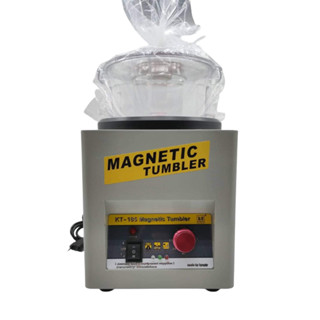 ์New ถูกที่สุด เครื่องร่อนเข็มแม่เหล็ก Magnetic Tumbler KT-185 เครื่องทำความสะอาดด้วยเข็มร่อนแม่เหล็ก KT-185 ขนาด600กรัม