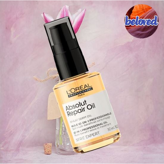 Loreal Absolut Repair Oil 30 ml ออยล์สำหรับผมแห้งเสีย