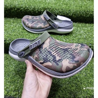 Crocs LiteRide Clog รองเท้าคร็อคส์รุ่นฮิตได้ทั้งชายหญิงรองเท้าแตะ Crocs ผลิตจากยางอย่างดีนิ่มเบาไม่ลื่นใส่สะอาดเท้า