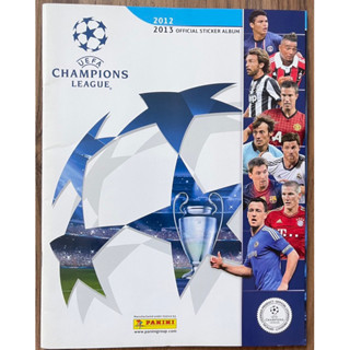 PANINI_สมุดสะสมสติกเกอร์ Uefa Champions League 2012-2013 (มือ2) สติ๊กเกอร์ติดแล้ว มีไม่ครบ