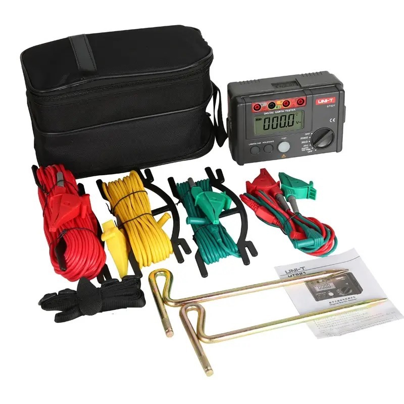 【UNI-T Original】UNI-T UT522ดิจิตอลสายดินตัวทดสอบความต้านทานLightning Rodเครื่องตรวจจับฟ้าผ่าต่ำTester - รูปที่ 7