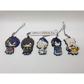 Touken Ranbu characters rubber keychain (Set C)