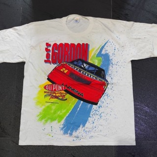 เสื้อยืด NASCAR วินเทจ OVP Jeff Gordon x Dupont racing ปี 1993  น่าสะสม สภาพดีๆหายากครับ🥇